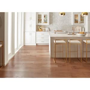 Olympia Cider Hickory 3/8 in.T X 6.3 in. W Tongue and Groove Scraped Engineered Hardwood Flooring (30.48 sq.ft./case)