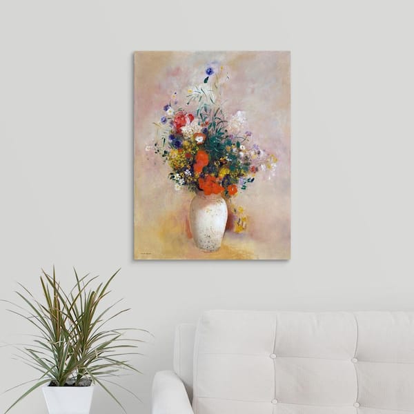 Flowers In A Vase By Odilon Redon Paint By Numbers - PBN Canvas
