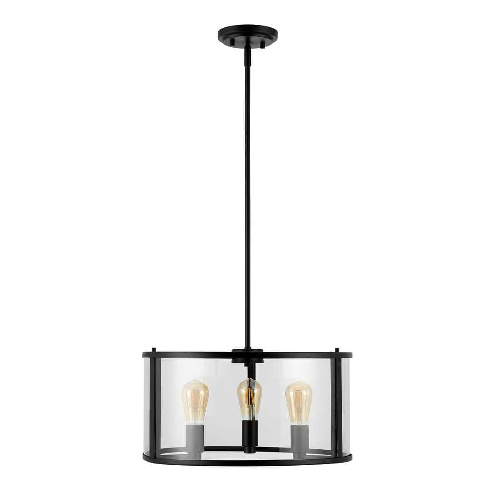 Elegant Minimalist 30" Bronze Globe Pendant with LED Glass Shade