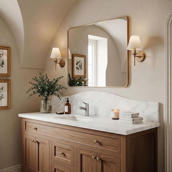 EVERSTEIN 6.69 in. H 1-Handle Single-Hole Pull-Out Bathroom Sink