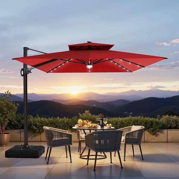 best sunbrella patio umbrellas Amish Finch 7' Umbrella gram breathable outdoor fabric Color:Beige Baseball Helmet Costway 11FT Outdoor Cantilever