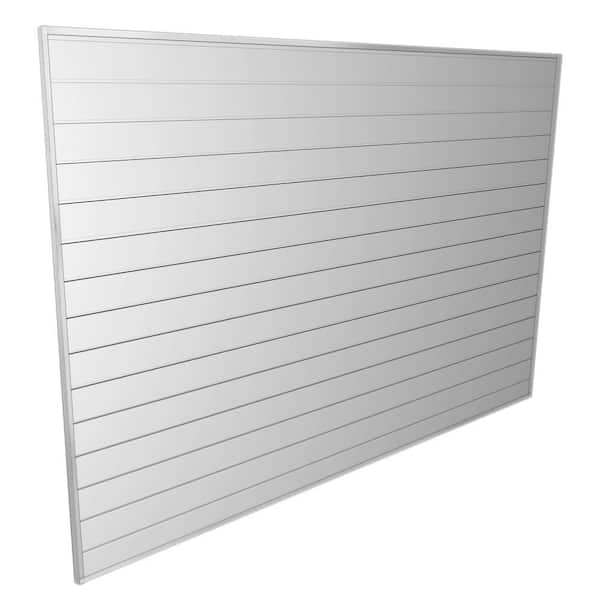 Evolia 8 ft. x 6 ft. Wall Panels and Trims in White