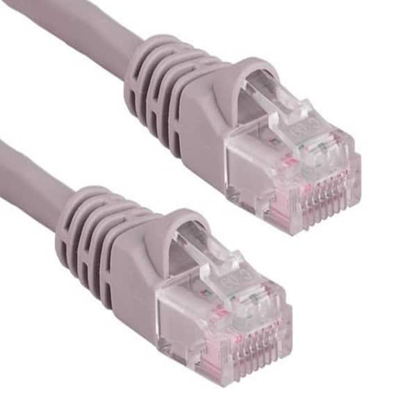 SANOXY 50 ft. Cat5e 350 MHz UTP Snagless Crossover Ethernet Network Patch Cable, Gray