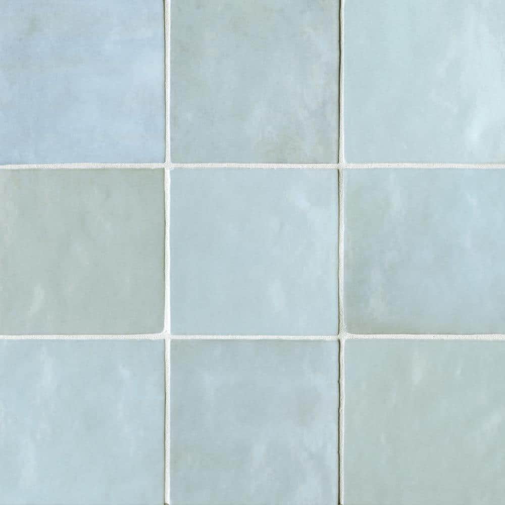 Sample-Cloe Glossy Baby Blue 2.5 in. x 8 in. Ceramic Wall Subway Tile price history on PriceWatchPro
