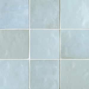 Cloe Square Glossy Baby Blue 5 in. x 5 in. Ceramic Wall Tile (10.83 sq. ft./Case)