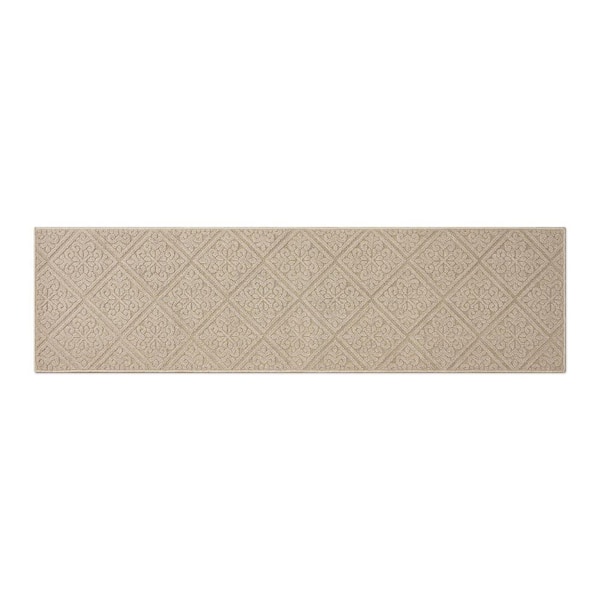 Austell Solid 2 ft. x 6 ft. Berber Geometric Runner Rug