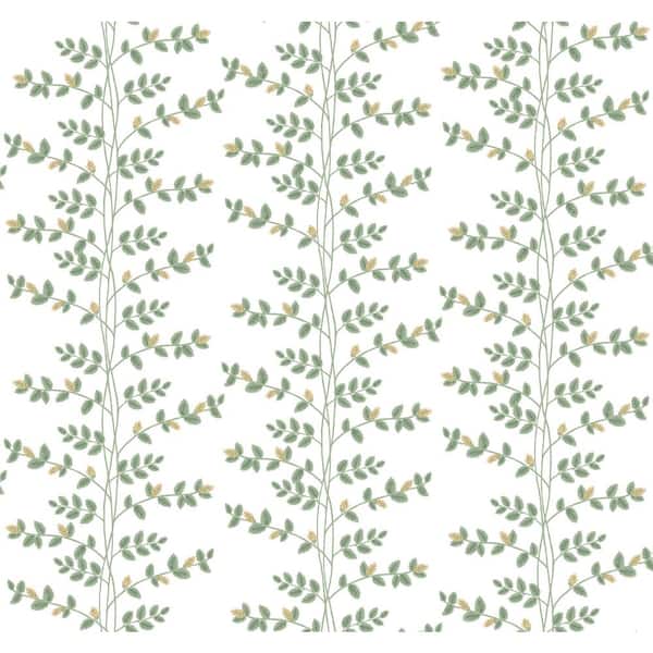 RIFLE PAPER CO. Climbing Vine Gold Green Metallic Non-Pasted Wallpaper