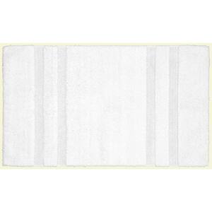 Majesty Cotton White 24 in. x 40 in. Washable Bathroom Accent Rug