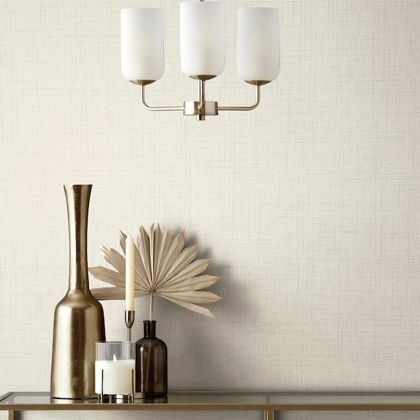 Weber Dove White Texture Wallpaper Sample