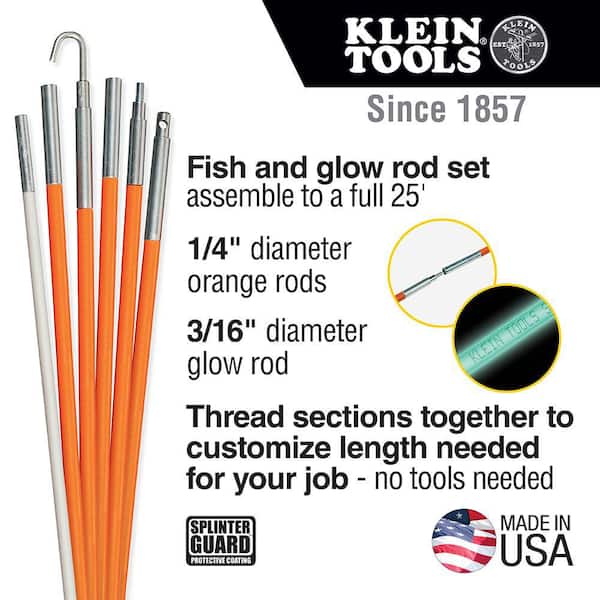 Fish and Glow Rod Set, 25-Foot