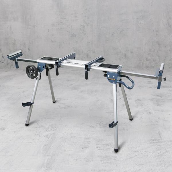 POWERTEC Deluxe Rolling Miter Saw Stand 