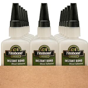 2 oz. Instant Bond Wood Adhesive Thick (15-Pack)