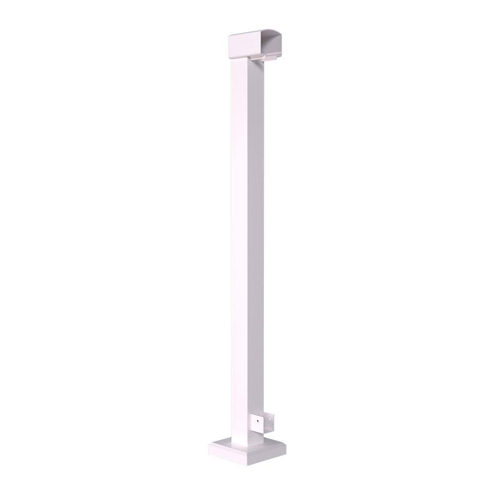 Have a question about Peak Aluminum Railing 36 in. H x 2 in. W White ...
