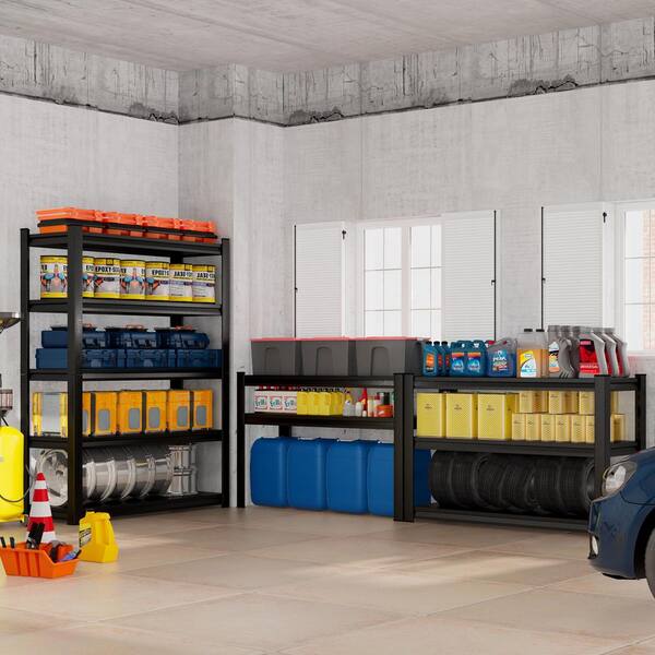 39.37 in. W x 71.2 in. H Shed Shelving 5-Tier Adjustable Storage