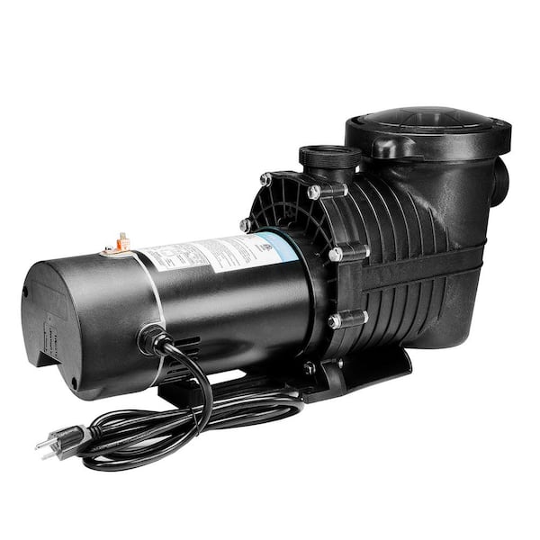 XtremepowerUS 1.0 HP Energy Efficient Variable Dual Speed Swimming Pool Pump Strainer 1.5 in. NPT