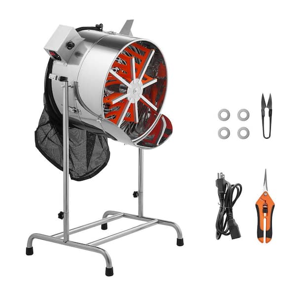 Electric Bud Leaf Trimmer, 18 in. Tiltable Trimmer with Stainless Steel Blades, Adjustable Speed, Hydroponic Machine