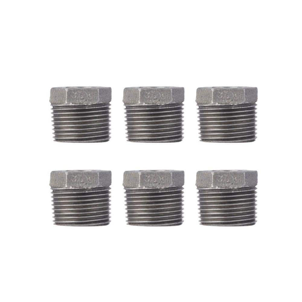 1 in. x 3/8 in. Black Iron Bushing (6-Pack) price history on PriceWatchPro
