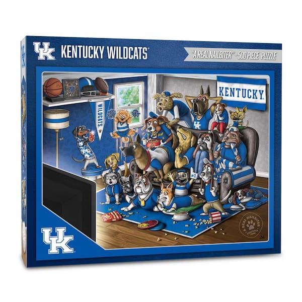 YouTheFan NCAA Kentucky Wildcats Purebred Fans Puzzle A Real Nailbiter (500-Pieces)
