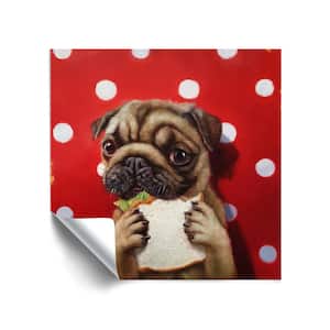 'Pugalicious' Removable Wall Mural