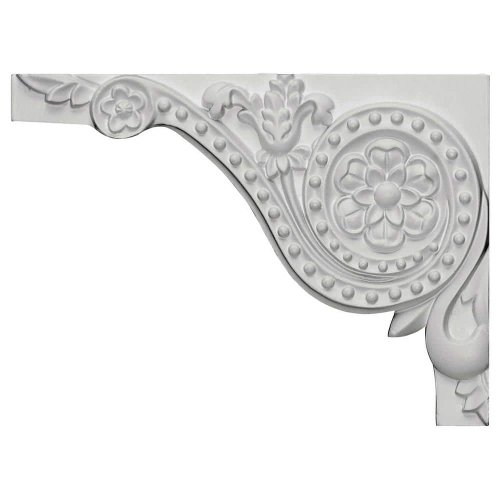 White Polyurethane Decorative Stair Bracket Moulding
