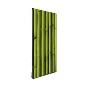 Glass Heater 500-Watt Radiant Wall Hanging Decorative Glass Heat Panel - Bamboo