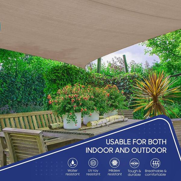TarpsNow 12 ft. x 30 ft. Tan 12 Mil Heavy Duty Poly Tarp with
