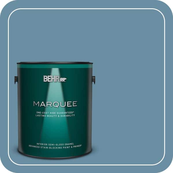 BEHR MARQUEE 1 gal. #PPU14-04 French Court Semi-Gloss Enamel Interior Paint & Primer