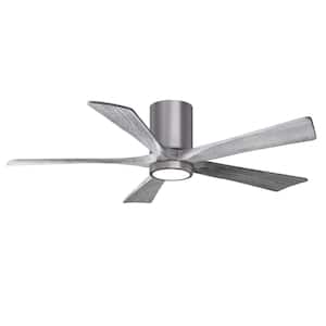 Irene-5HLK 52 in. Integrated LED Indoor/Outdoor Pewter Ceiling Fan with Remote and Wall Control Included