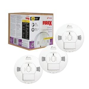 Firex Hardwired Combination Smoke and Carbon Monoxide Detector with Voice Alarm and Front Load Battery Door (36-Pack)