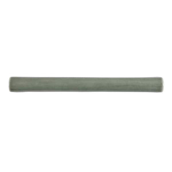 Delphi Deep Emerald 1.5 in. x 6 in. Polished Glass Pencil Liner Wall Tile Trim (0.1 sq. ft. / Each)