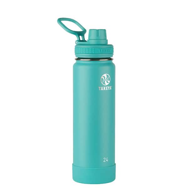 Takeya 24oz Actives Insulated Stainless Steel Spout Bottle Teal