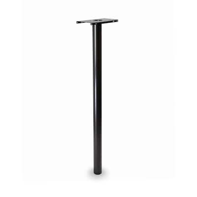 Pacifica In-Ground Steel Mailbox Post Black