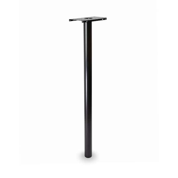 Architectural Mailboxes Pacifica In-Ground Steel Mailbox Post Black