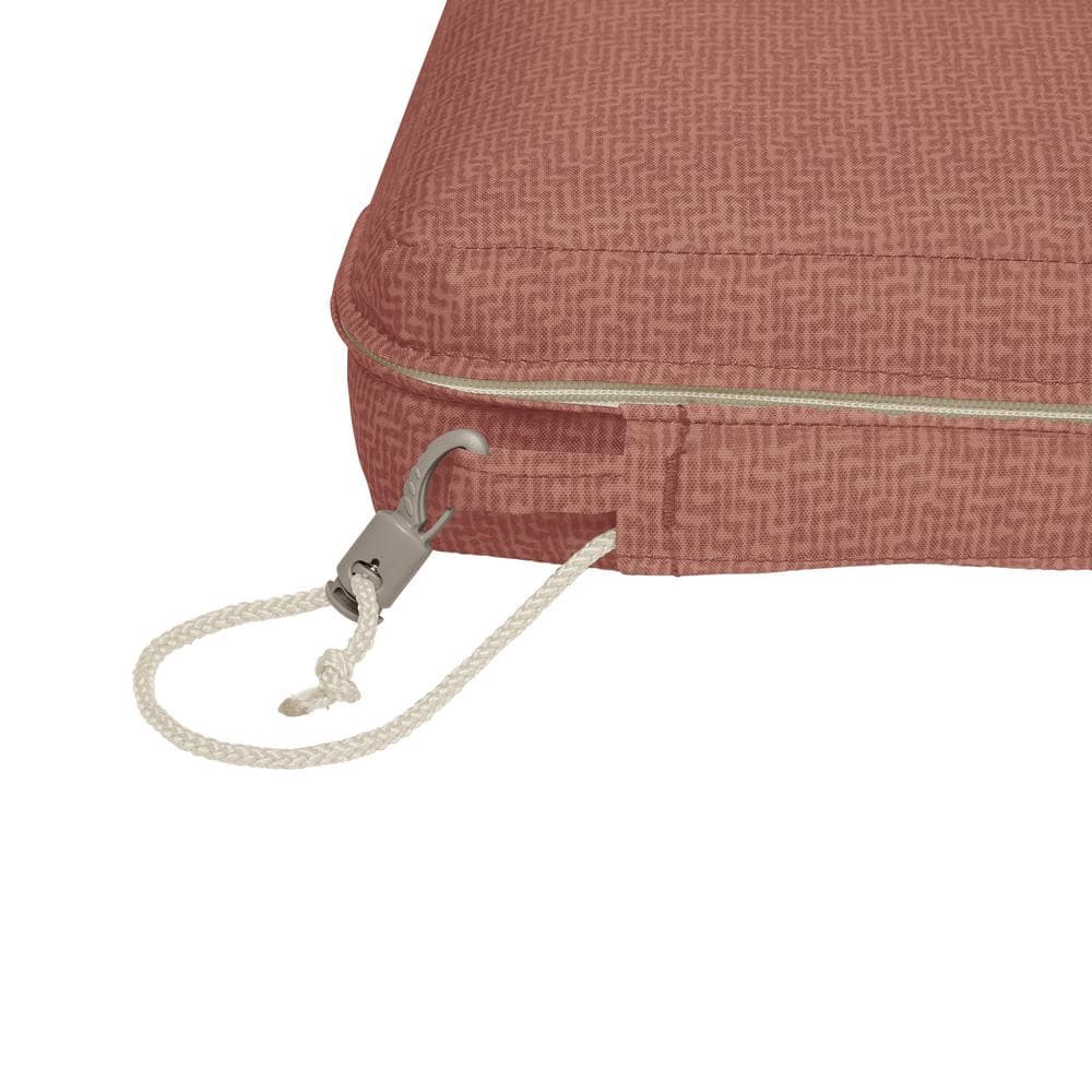 Cedarwood Water-Resistant Outdoor Chaise Lounge Cushion, 80" x 26" x 3"