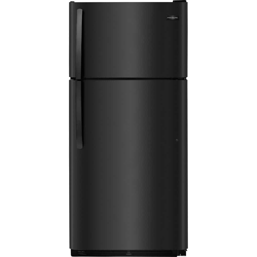 30 in. 20.5 cu. ft. Top Freezer Refrigerator in Black