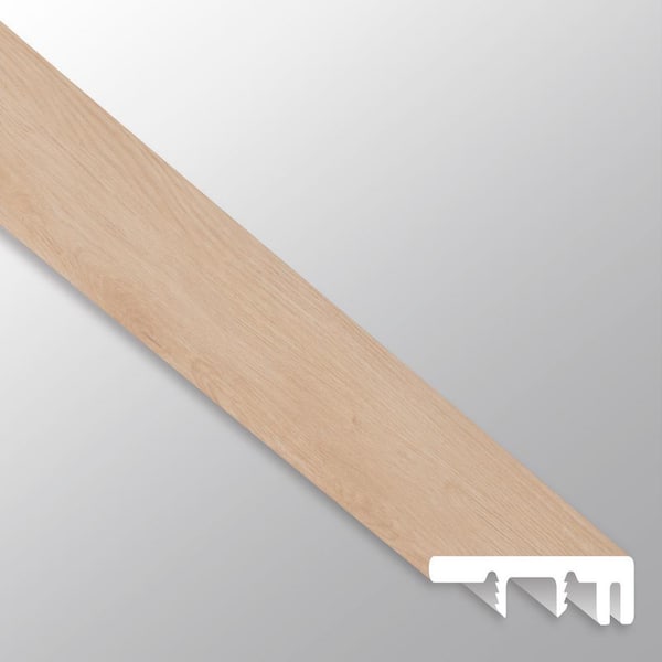 A&A Surfaces Ambercliff 1/4 in. T x 1.5 in. W x 94 in. L Luxury Vinyl End Cap Molding