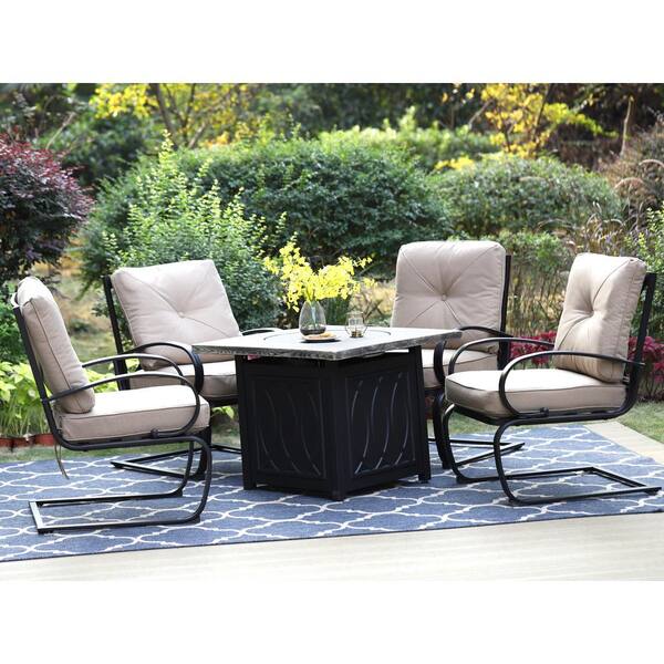 rustic outdoor dining table set