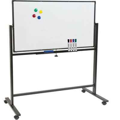 Rolling Magnetic Whiteboard 24 x 48 - Large Portable Dry Erase Board w –  SUPERSTORE