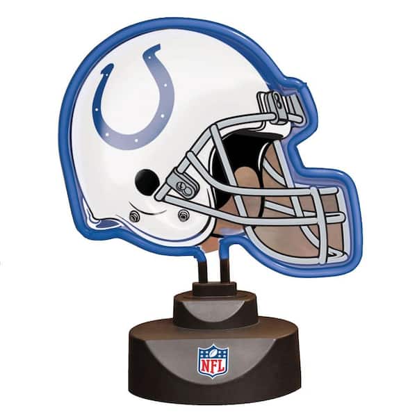 The Memory Company NFL 10.5 in. Neon Helmet Lamp - Indianapolis Colts