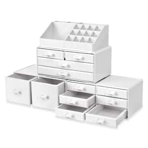 Sorbus Large Makeup Organizer - Stackable 12 Drawers for Jewelry, Cosmetic and Skin Care Storage for Vanity