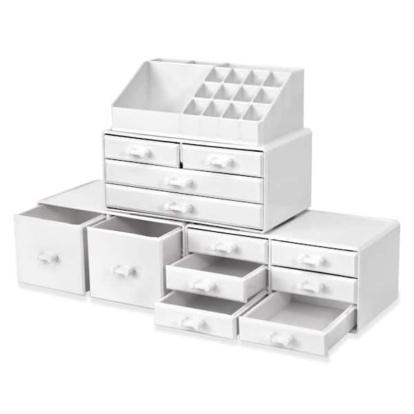 Sorbus Sorbus Large Makeup Organizer - Stackable 12 Drawers for Jewelry, Cosmetic and Skin Care Storage for Vanity