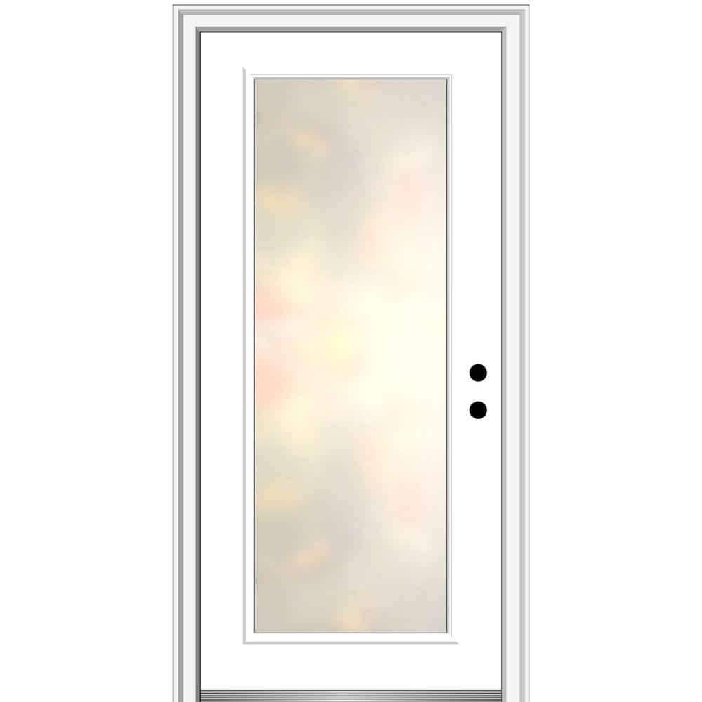 Blanca 32 in. x 80 in. Left-Hand Inswing Full Lite Primed Fiberglass Prehung Front Door with 4-9/16 in. Frame price history on PriceWatchPro