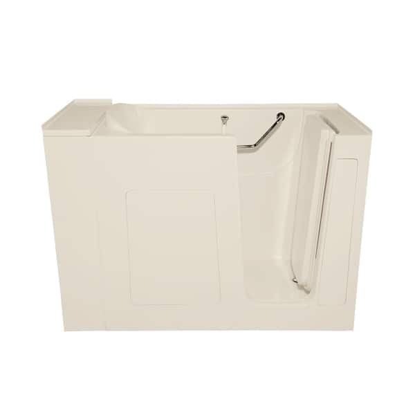 Hydro Systems Studio Lifestyle 4.3 ft. Walk-In Whirlpool Tub with Left Hand Drain in Biscuit