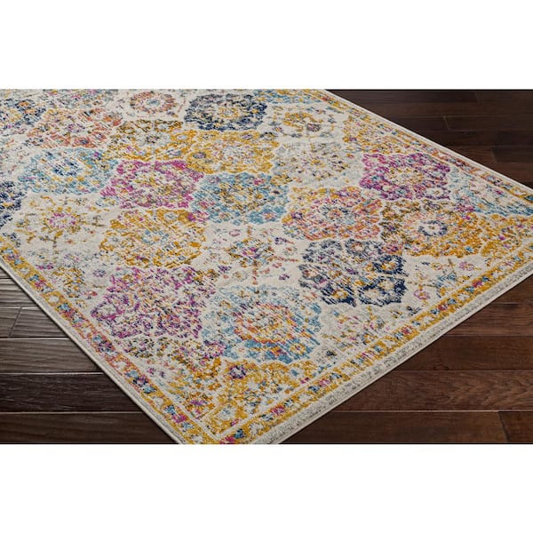 Demeter Ivory 5 ft. x 7 ft. Indoor Area Rug