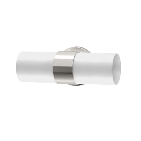 Glam 2-Light Satin Nickel Sconce