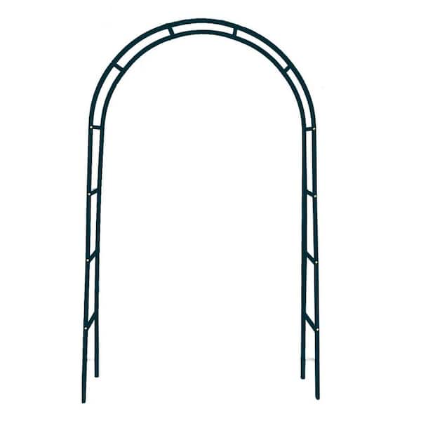 94 in. H Green Metal Garden Arch Trellis