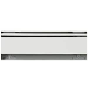 Fine/Line 30 7 ft. Hydronic Baseboard Heating Enclosure Only in Nu-White