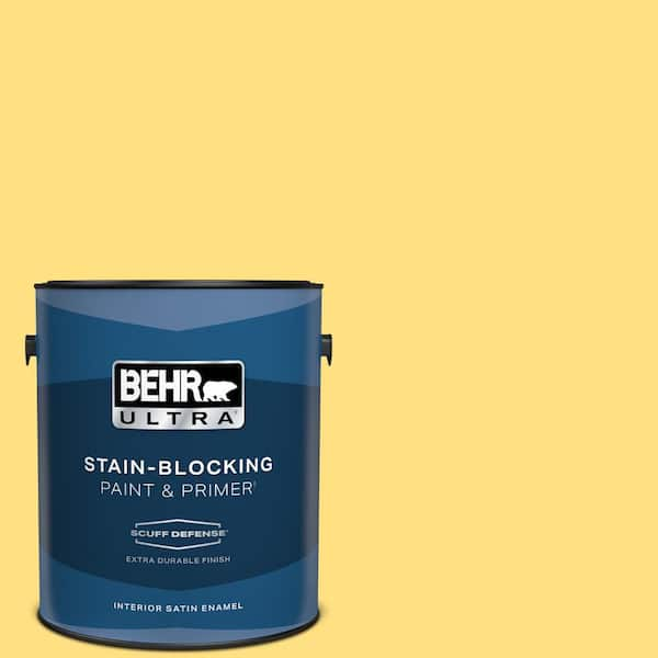 BEHR ULTRA 1 gal. #370B-4 June Day Extra Durable Satin Enamel Interior Paint & Primer