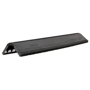 VentSure 15 in. x 4 ft. Black Plastic Strip Heat and Moisture Ridge Vent