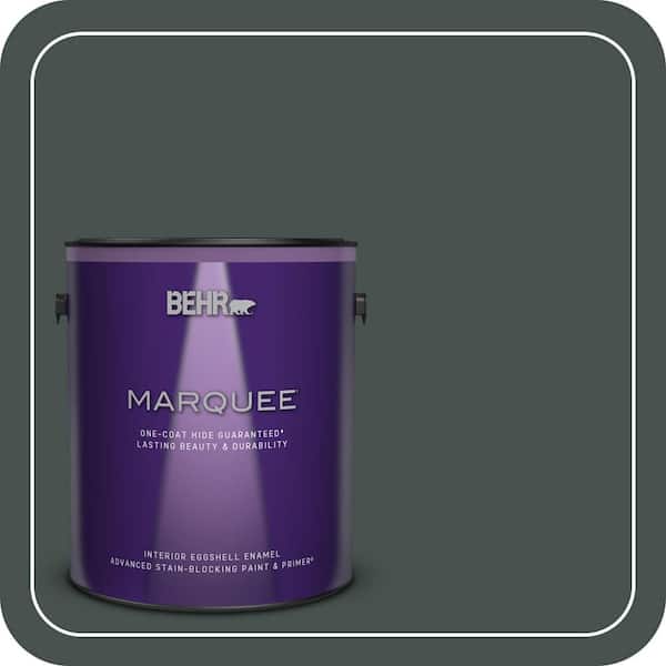BEHR MARQUEE 1 gal. #QE-48 New Forest Eggshell Enamel Interior Paint & Primer